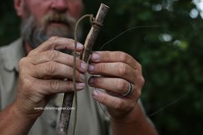 Wolfszeit Naturkraft Survival und Bushcraft in der Rhön / Bayern, Fallenbau.