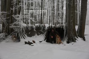 Wolfszeit Naturkraft Winter Survival und Bushcraft in Deutschland, Bayern, Hessen, Thüringen, Rhön