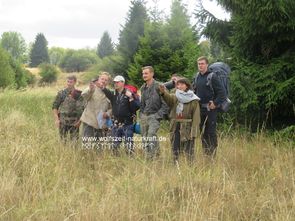 Wolfszeit Naturkraft Survival und Bushcraft in der Rhön / Bayern. Orientierungsmarsch.