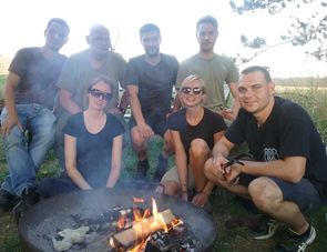 Wolfszeit Naturkraft Survival und Bushcraft in der Rhön, Fränkische Schweiz, Gruppe